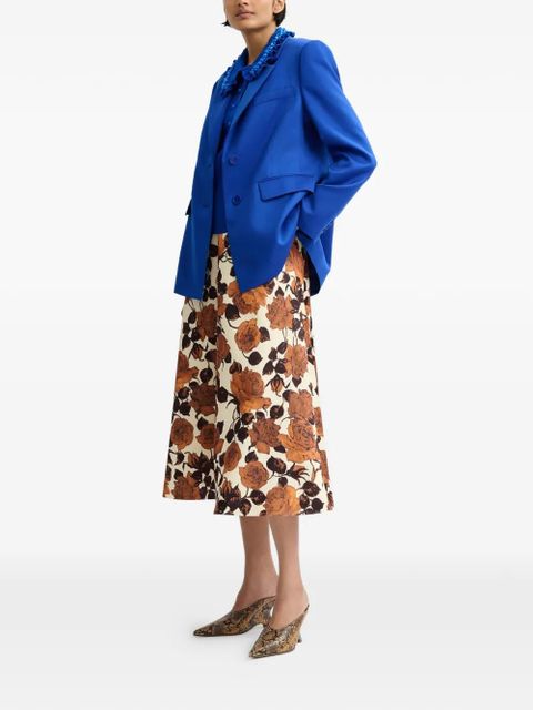 Essentiel Antwerp Jewelry ruffled polo shirt - Blue