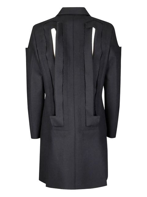 Comme Des Garçons cut-out detail coat - Black - zdjęcie produktu nr 2