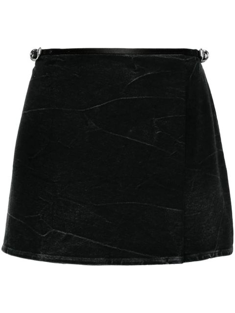 Givenchy Voyou denim mini skirt - Black - zdjęcie produktu nr 1