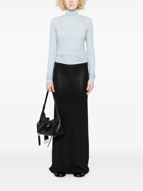 Sportmax turtleneck long-sleeve jersey top - Blue - zdjęcie produktu nr 2