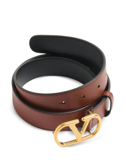 Valentino Garavani 30mm VLogo Signature belt - Brown