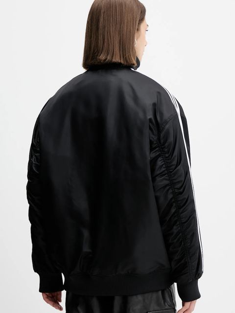 adidas Originals kurtka bomber Firebird kolor czarny zimowa JX2991