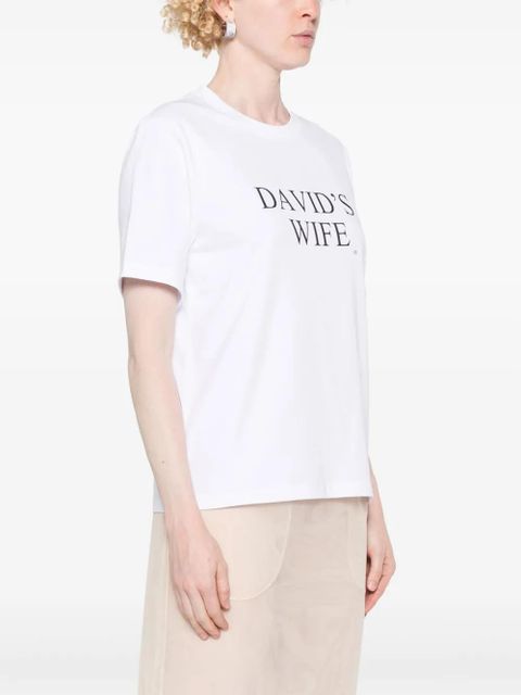 Victoria Beckham David's Wife T-shirt - White - zdjęcie produktu nr 2