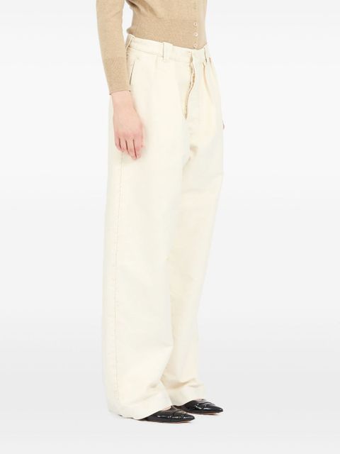 Maison Margiela wide-leg tailored trousers - Neutrals
