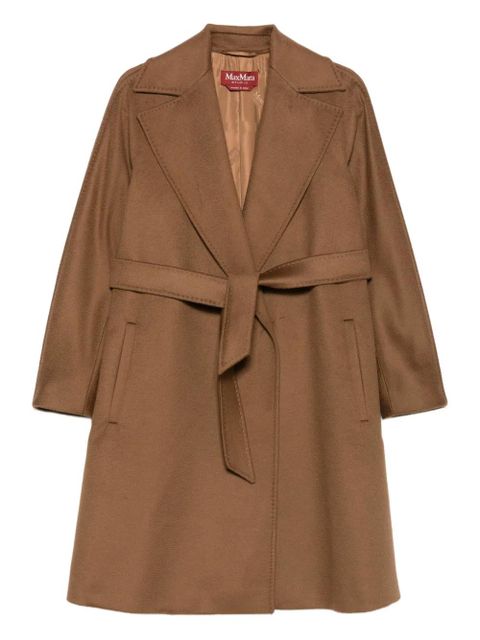Max Mara belted wool single-breasted coat - Brown - zdjęcie produktu nr 1