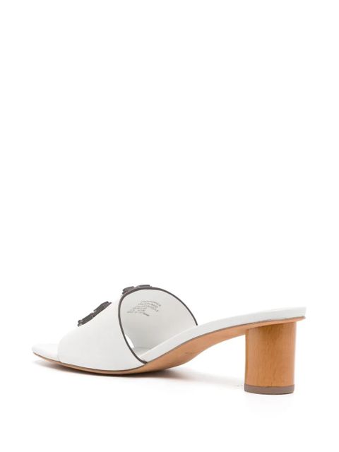 Tory Burch 55mm Ines leather sandals - White