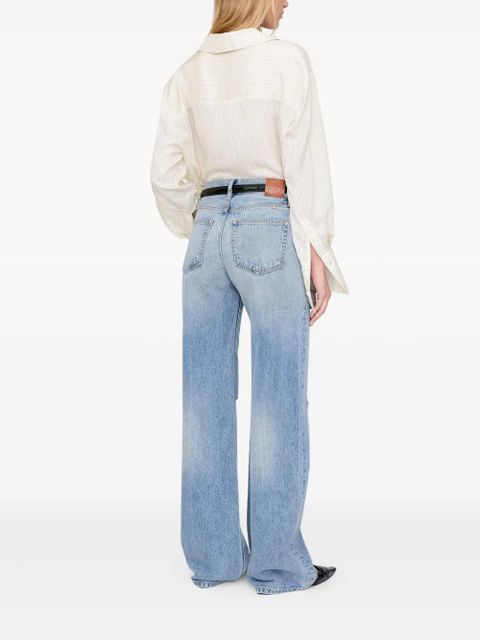 ANINE BING striped shirt - White