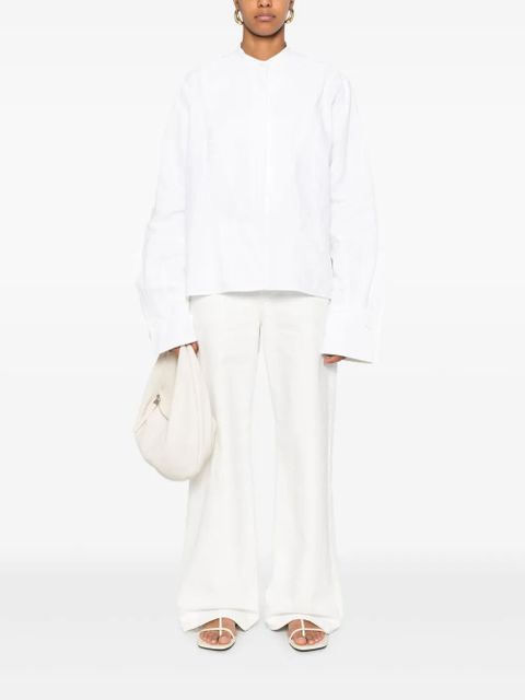 Jil Sander linen blouse - White - zdjęcie produktu nr 2