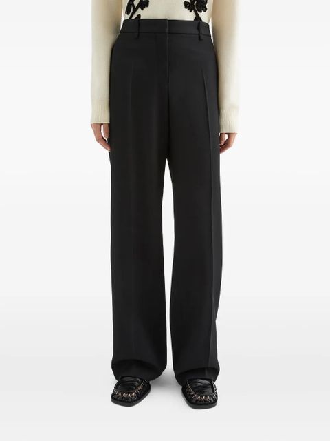 Jil Sander wool trousers - Black