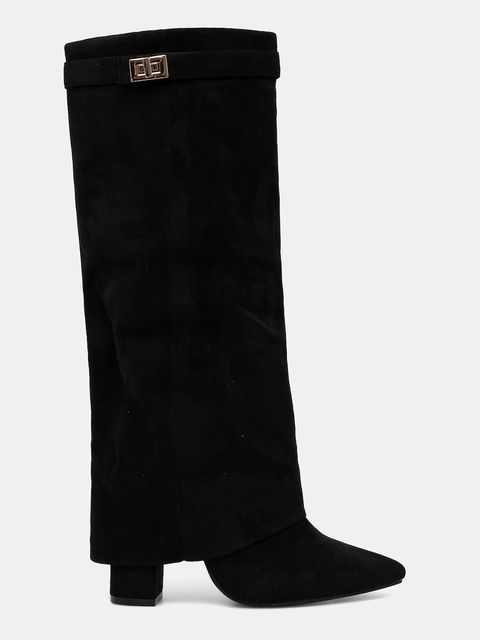 Answear.LAB kozaki kolor czarny na słupku - zdjęcie produktu nr 2