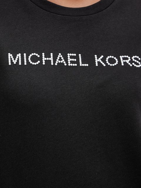 MICHAEL Michael Kors t-shirt bawełniany damski kolor czarny MR651QP97J