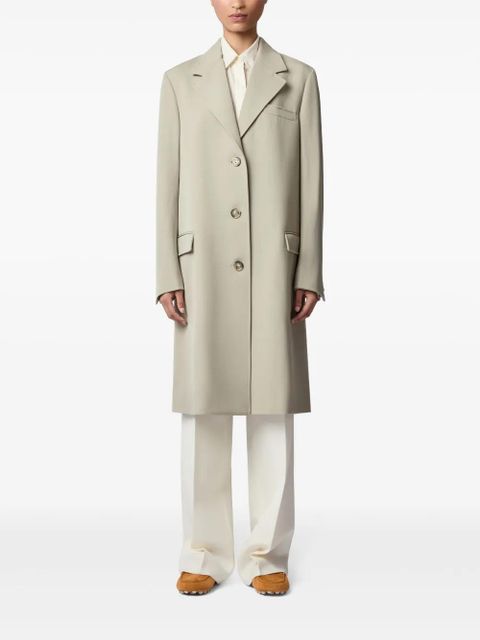 Tod's single-breasted coat - Neutrals