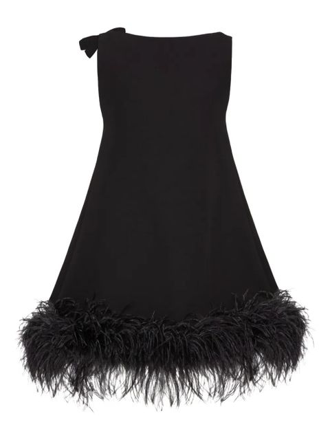 Valentino Garavani bow feather dress - Black - zdjęcie produktu nr 1