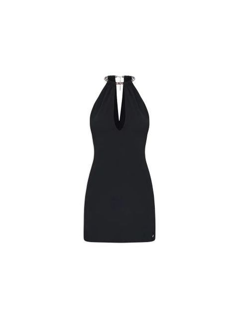 AMIRI rhinestone-embellished mini dress - Black - zdjęcie produktu nr 2