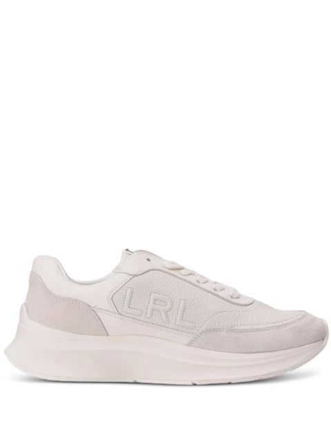 Lauren Ralph Lauren leather suede sneakers - White - zdjęcie produktu nr 1
