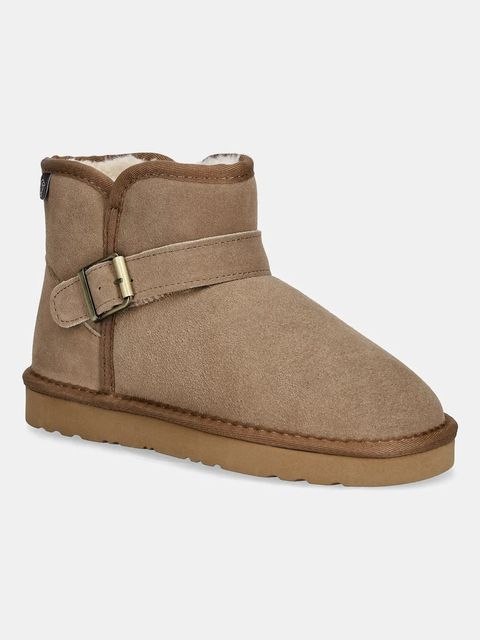 Answear.LAB śniegowce zamszowe kolor brązowy - zdjęcie produktu nr 1