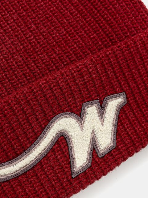 Weekend Max Mara czapka wełniana ALBEN kolor czerwony 2525576025600 - zdjęcie produktu nr 2