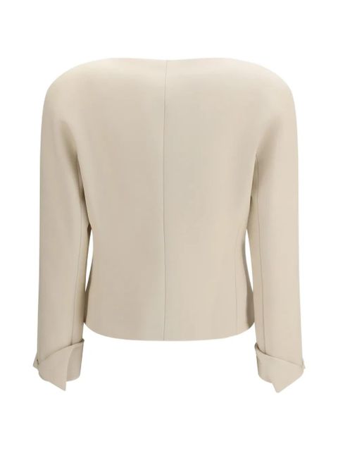 Chloé collarless fitted jacket - Neutrals - zdjęcie produktu nr 1