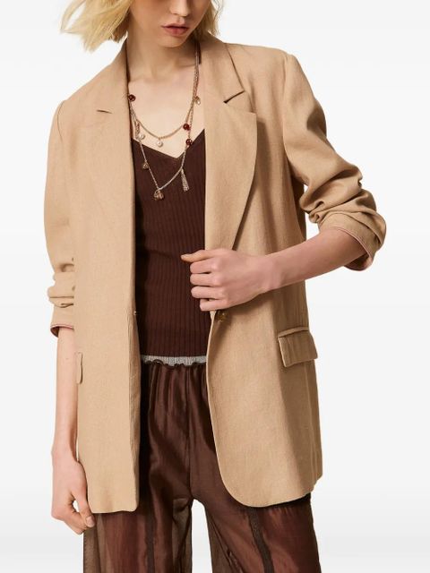 TWINSET woven blazer - Neutrals - zdjęcie produktu nr 2