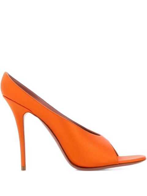 Amina Muaddi 105mm Anok open-toe sandals - Orange - zdjęcie produktu nr 1