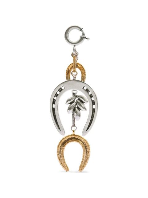 ISABEL MARANT Byrne two-tone horseshoe-detail keyring - Silver - zdjęcie produktu nr 1