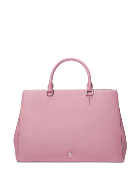 Lauren Ralph Lauren leather tote bag - Pink - zdjęcie produktu nr 1