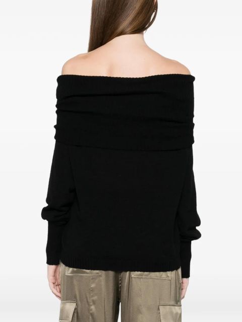 PINKO off-the-shoulder sweater - Black