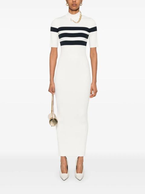 Jean Paul Gaultier fine-ribbed maxi dress - White - zdjęcie produktu nr 2