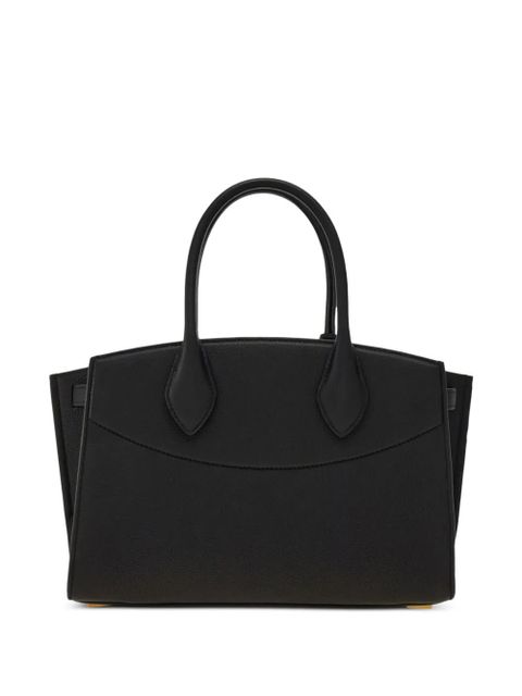 Ferragamo structured leather tote bag - Black - zdjęcie produktu nr 2