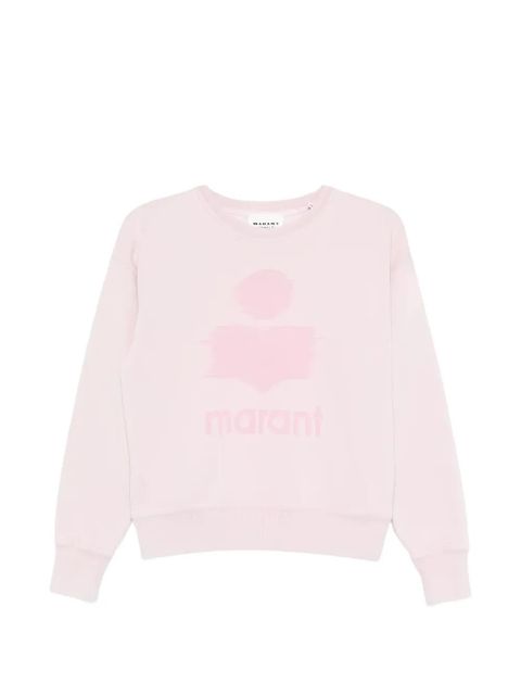 ISABEL MARANT Mobyli logo-print sweatshirt - Pink - zdjęcie produktu nr 1