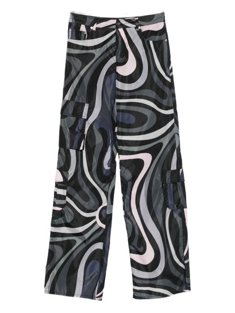 PUCCI swirl-print cargo trousers - Black