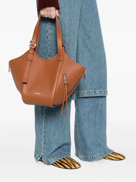 LOEWE Hammock zip tote bag - Brown - zdjęcie produktu nr 2