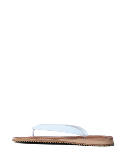 Miu Miu textured flip-flops - White