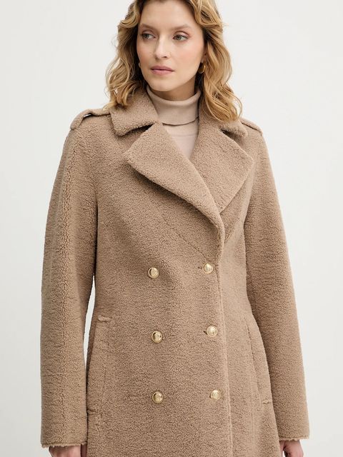 Guess płaszcz LAILA kolor beżowy W5BL62 W4190