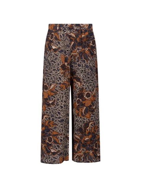 Weekend Max Mara floral-print trousers - Brown - zdjęcie produktu nr 2