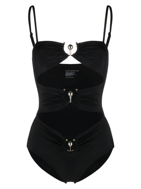 Christopher Esber square neck cut-out swimsuit - Black - zdjęcie produktu nr 1