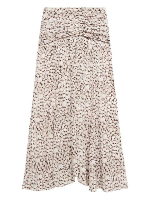 ISABEL MARANT sequin-print midi skirt - Neutrals - zdjęcie produktu nr 1