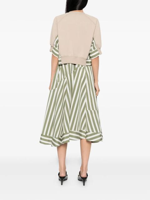 3.1 Phillip Lim striped combo dress - Neutrals