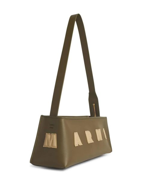 Marni logo-plaque shoulder bag - ZO959 GREEN - zdjęcie produktu nr 2