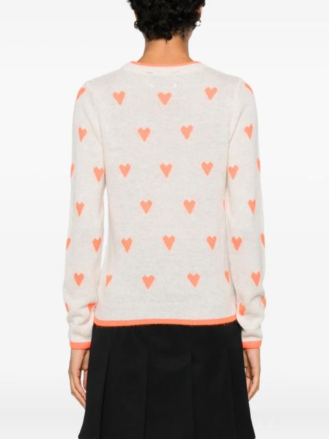 Essentiel Antwerp Isa heart sweater - Neutrals