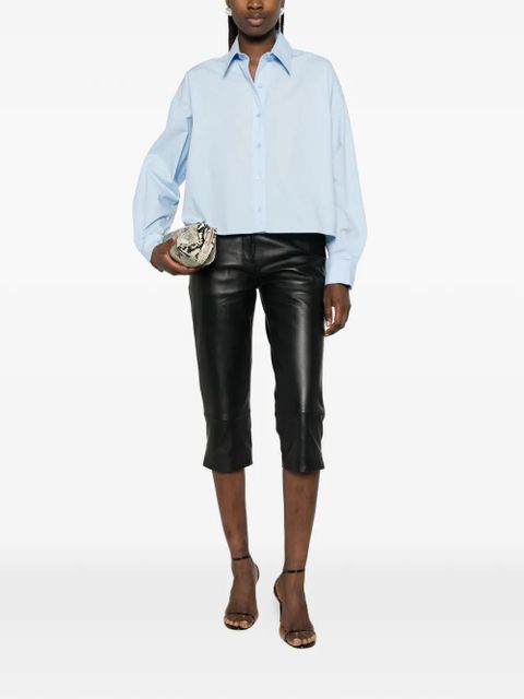 The Frankie Shop Arlen button-fastening shirt - Blue - zdjęcie produktu nr 2