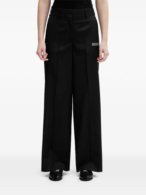 Off-White wide-leg trousers - Black - zdjęcie produktu nr 1