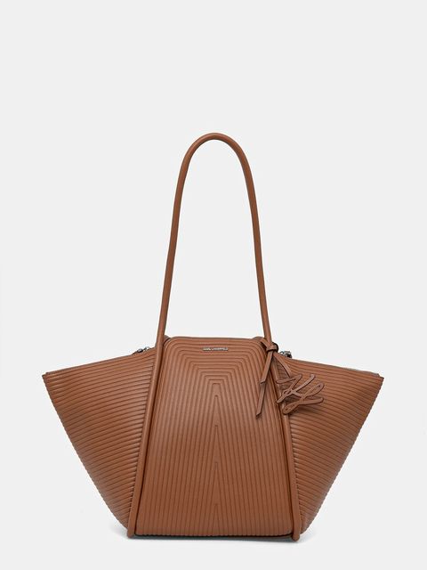 Karl Lagerfeld torebka K/WELLEN MD kolor brązowy B1W30043 - zdjęcie produktu nr 1