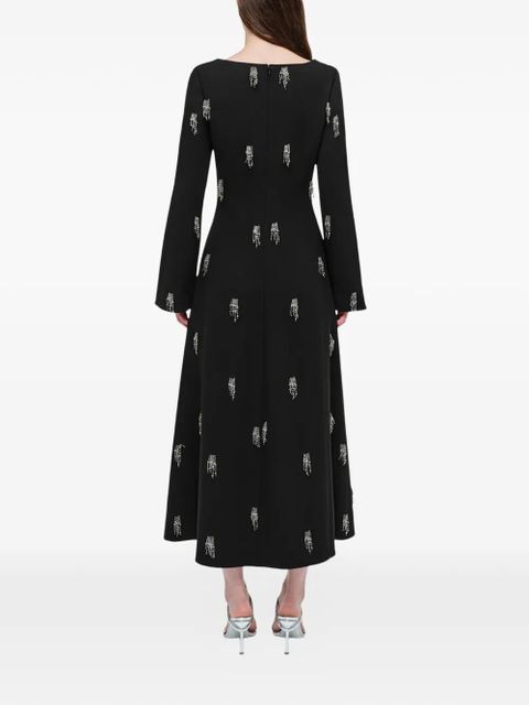 Simkhai Coretta long-sleeve midi dress - Black