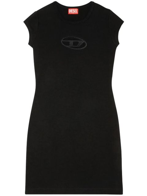 Diesel D-Angiel cut-out T-shirt minidress - Black - zdjęcie produktu nr 1
