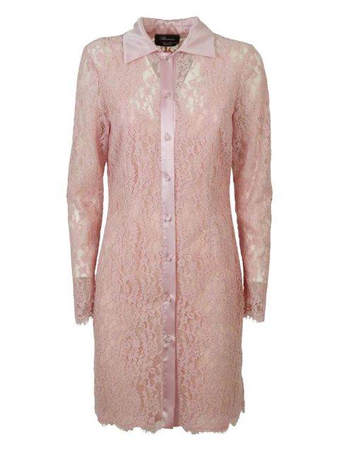 Blumarine lace point-collar dress - Pink - zdjęcie produktu nr 1