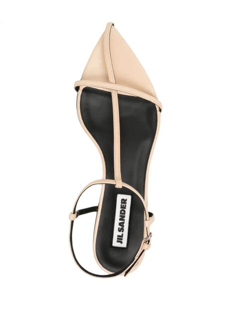 Jil Sander strappy flat sandals - Neutrals