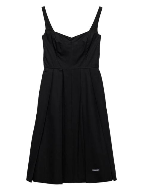 Prada cotton midi dress - Black - zdjęcie produktu nr 1