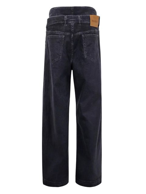 The Attico double-waistband baggy jeans - Blue - zdjęcie produktu nr 2