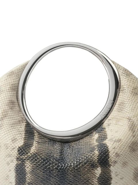 Jacquemus Calino snakeskin-print tote bag - Neutrals